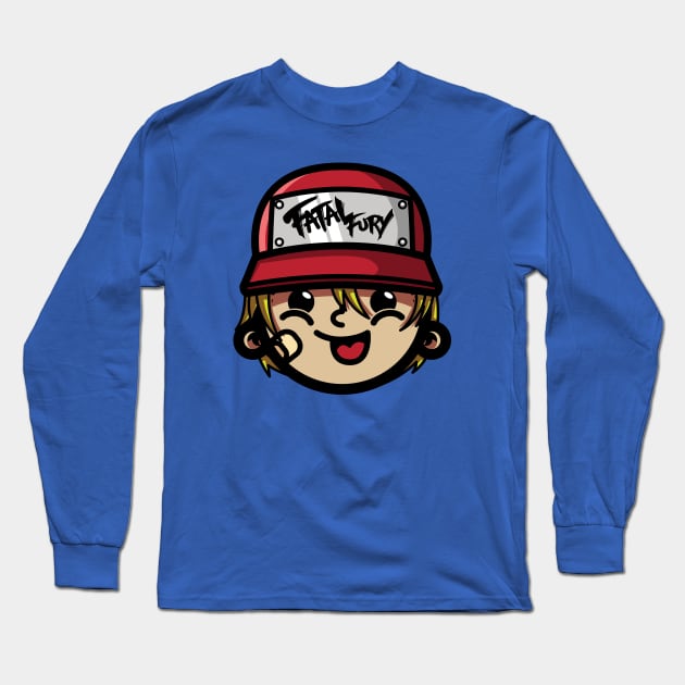 Terry Bogard Long Sleeve T-Shirt by Superon